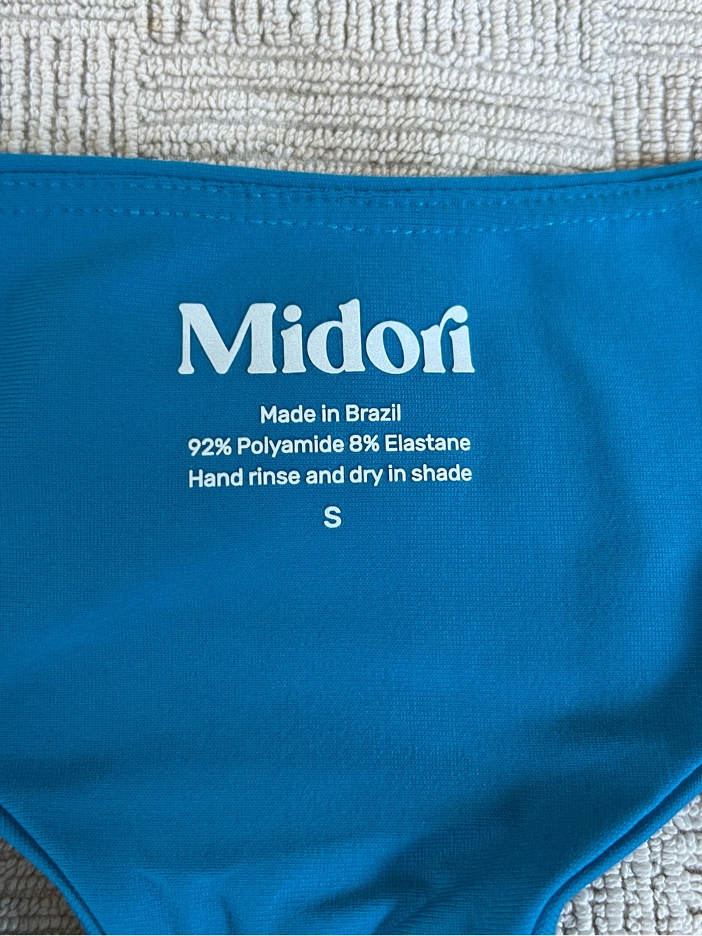 Midori Bikinis Whale Tail bikini bottom size small in Talise NWT - Picture 5 of 6
